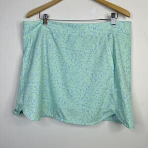 Vineyard Vines Performance Skirt Skort Shorts Calm Water Print Stretch Womens XL